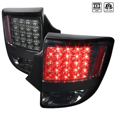 Spec-D Tuning 00-05 Toyota Celica Smoked Lens LED Tail Lights LT-CEL00GLED-TM